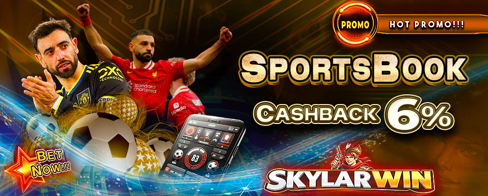 BONUS SPORTBOOK CASHBACK 6%!!!